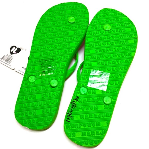 Harajuku Lovers So Sweet Flip Watermelon Flop Sandals - Picture 6 of 7